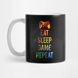 Eat sleep game repeat Mug